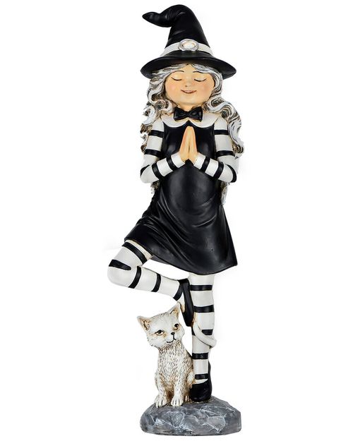 National Tree Company 9 Yoga Pose Witch Tabletop Decor