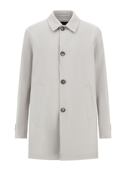 Layers Wool Storm Fabric Raincoat