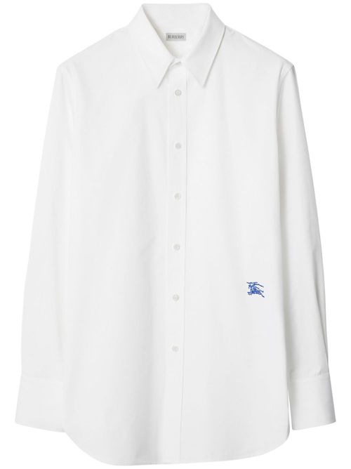 Equestrian Knight cotton shirt - White