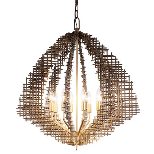 Dark Bronze French Gold Pendant from the Construct Collection
