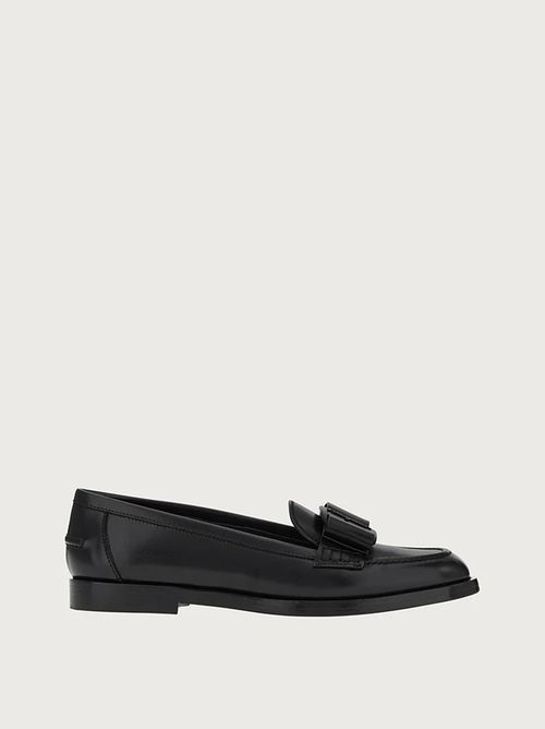 Vivaldo leather ballerina shoes - Black