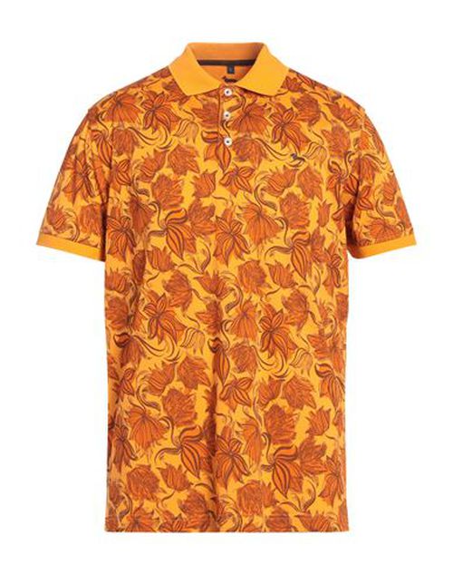 Man Polo shirt Apricot Size 3XL Cotton