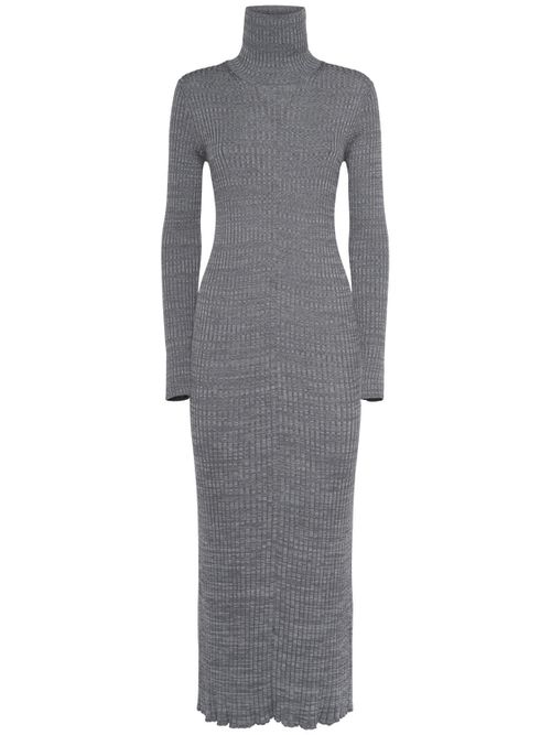 Virgin Wool Midi Dress