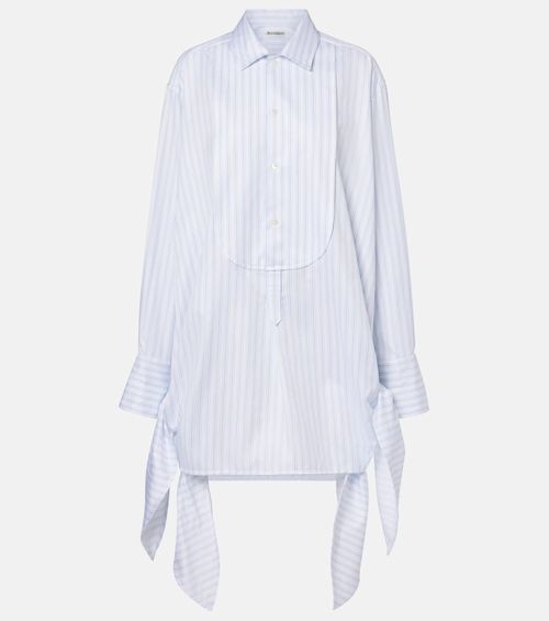 Striped cotton minidress