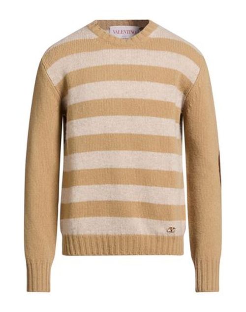 Man Sweater Beige Size XL Wool, Cashmere, Virgin Wool, Lambskin