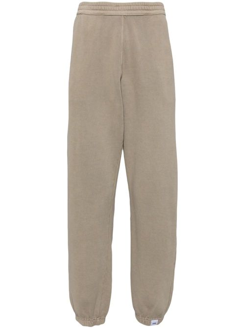 Cotton fleece jogging pants - Neutrals