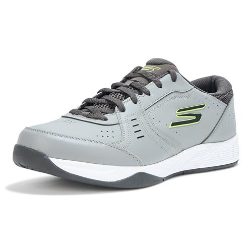 Skechers Men's Viper Court Smash-Athletic Indoor Outdoor Pickleball Shoes | Relaxed Fit Sneakers
