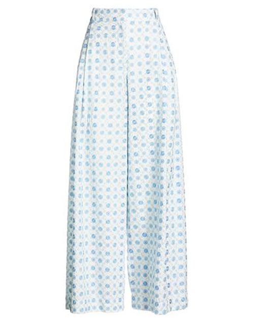 Woman Pants Sky blue Size 4 Cotton