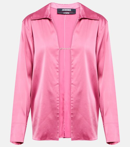 La Chemise Notte satin shirt