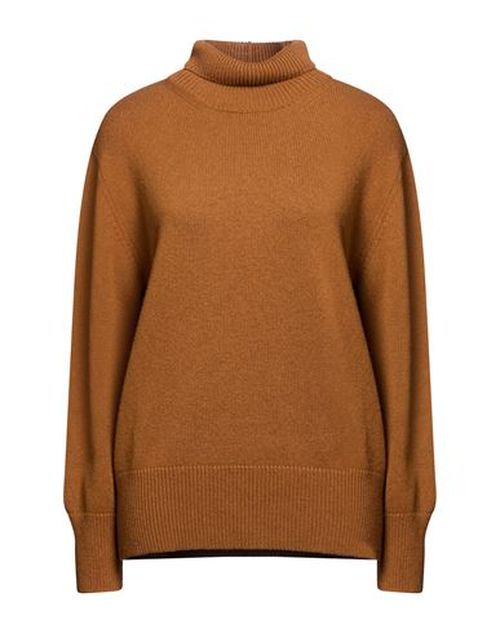 Woman Turtleneck Brown Size S Cashmere
