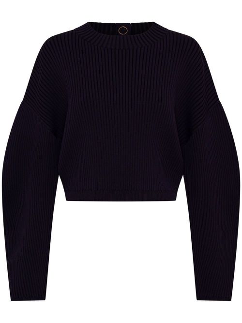 Shelly knit cardigan jumper - Blue