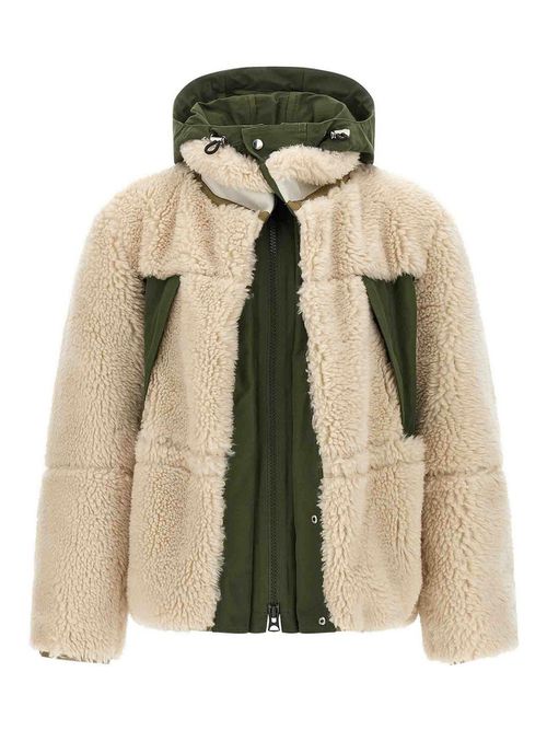 Faux Shearling Parka