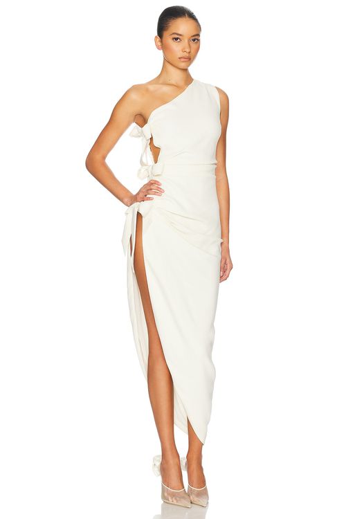 Helsa KLEID THE SELINE in Cremefarben - Cream. L also in XS, S
