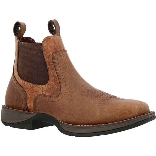 Durango Red Dirt Rebel Leather Men's Old Town Brown/Tan Ankle Boot
