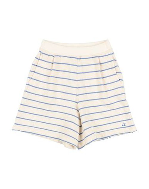 Kid Girl Shorts & Bermuda Shorts Ivory Size 12 Cotton, Polyester