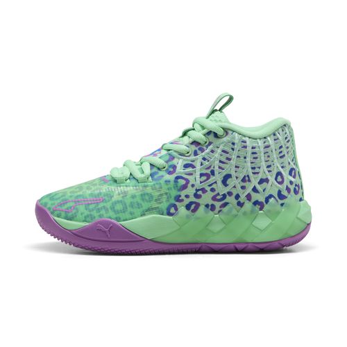 PUMA MB.01 Alien Safari Big Kids' Basketball Shoes in Green