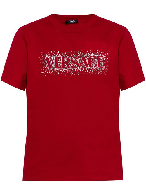 Logo-print T-shirt - Red