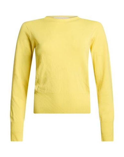 Woman Sweater Yellow Size L Viscose, Polyamide