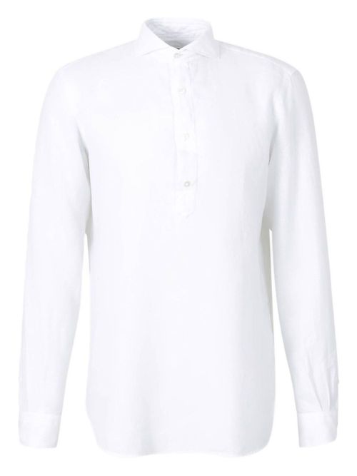 Vincenzo Di Ruggiero linen polo shirt - White