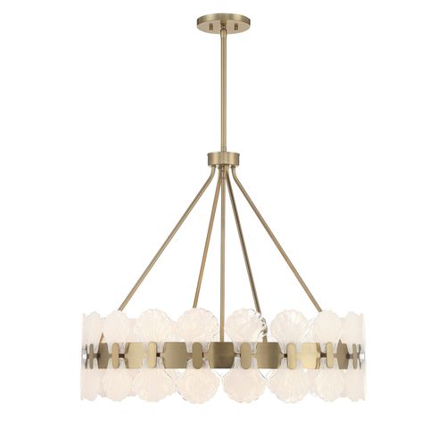 Bancroft 6-Light Chandelier in Noble Bra