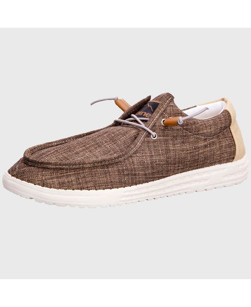 Men's Men Boat Shoes Lightweight Casual Moccasin Loafer Sailing Deck Shoe - Brown