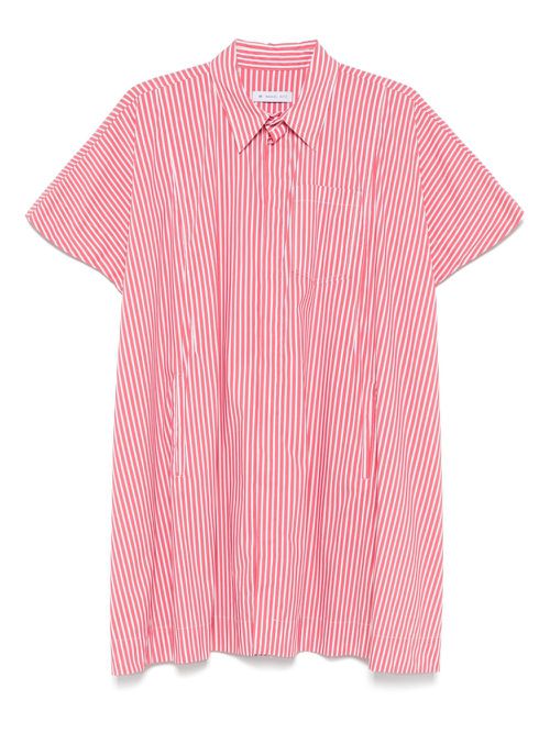 Manuel Ritz striped shirt dress - Red