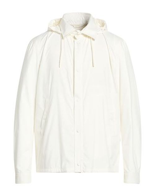Man Jacket White Size 40 Polyester