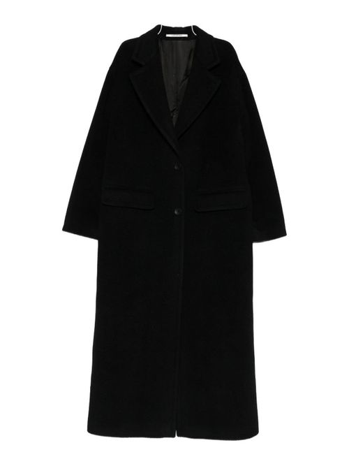 Wool Single-Breasted Coat