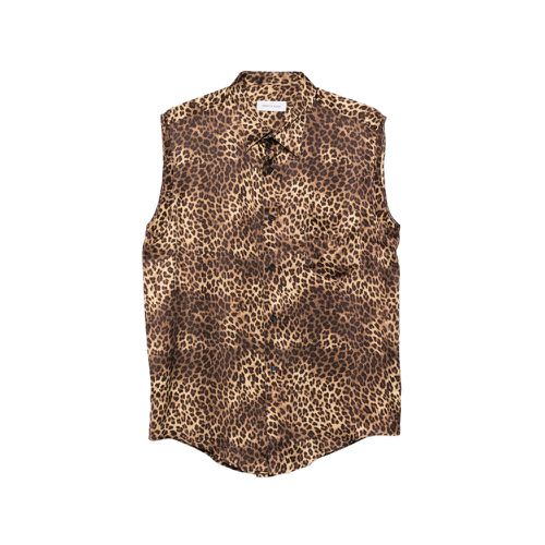 Leopard-print Pocket Shirt