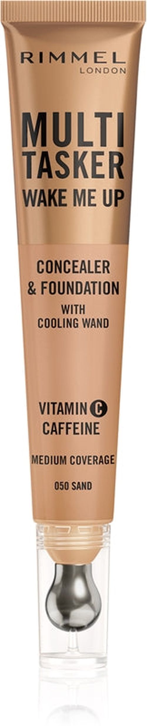 Rimmel Multi Tasker Wake Me Up Concealer & Foundation - Concealer 050 Sand