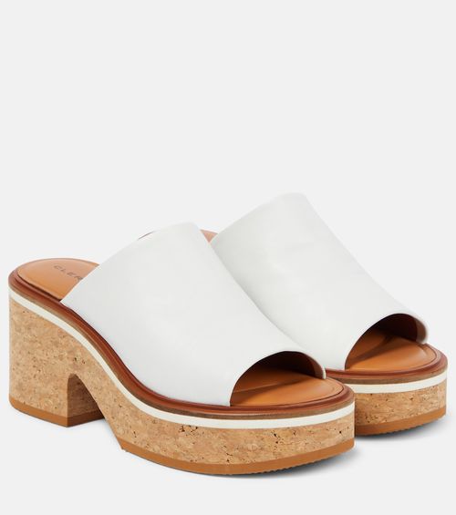 Cessy leather platform sandals