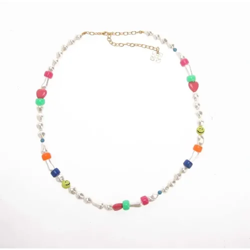 OFF-WHITE Women's Fun Pearl & Beads Necklace - Multi - Size: ONE size