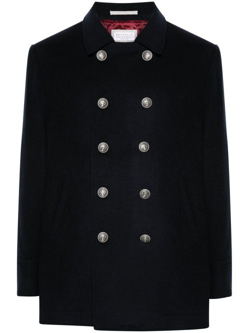 Cashmere coat - Blue