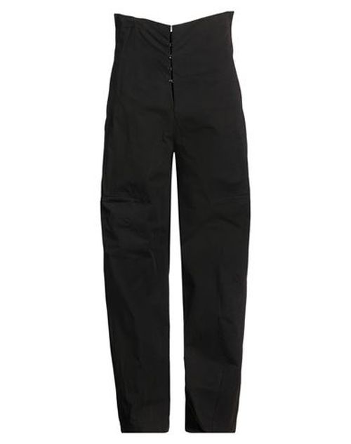 Woman Pants Black Size M Cotton