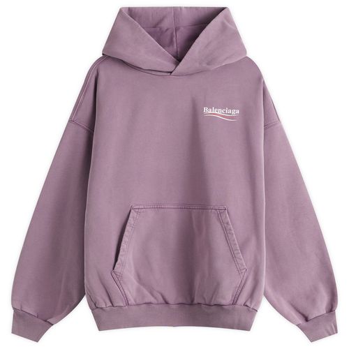 Men's Campaign Medium Fit Hoodie in Purple/White/Red