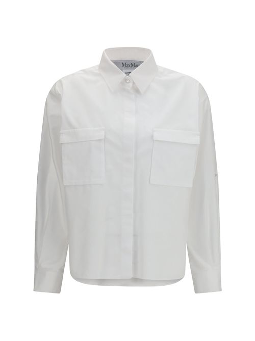 Cotton Utility Shirt — White