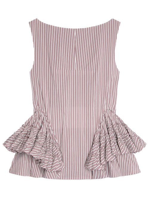 Casey Ruffled Peplum Top