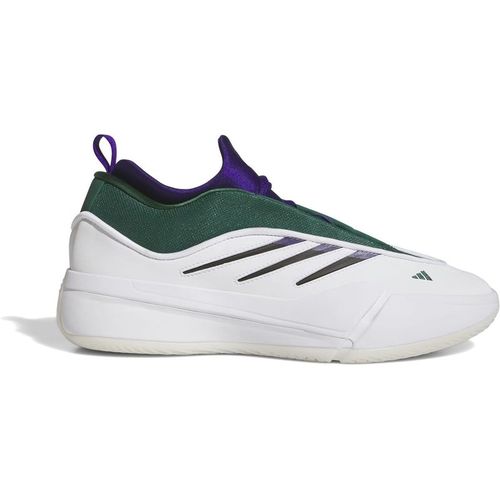 Adidas Mens Dame 9 Basketball Round Toe Sneakers in Ftwr White
