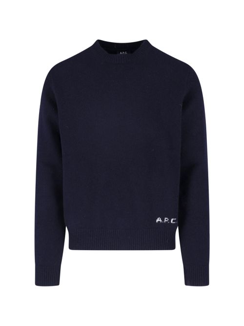 A. p.c. 100% Wool Crewneck Sweater