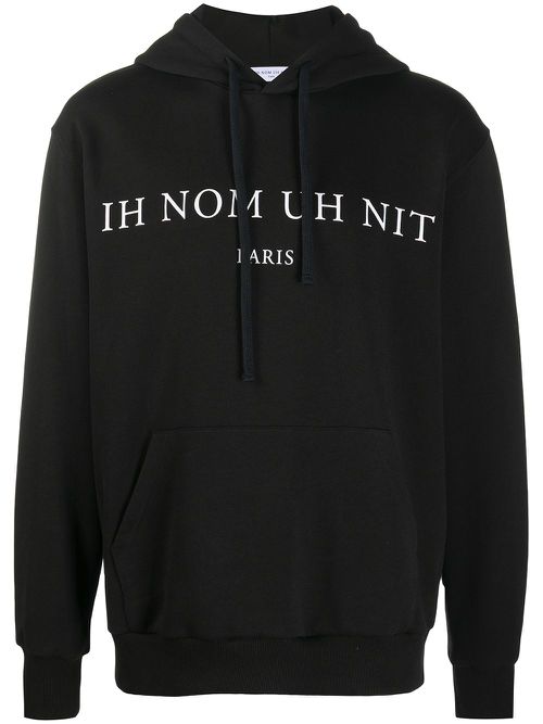 Logo hooded sweatshirt - Black