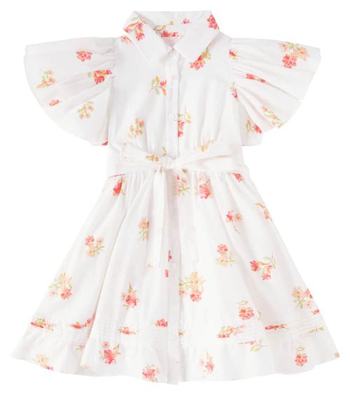 Petite Amalie Floral cotton voile dress