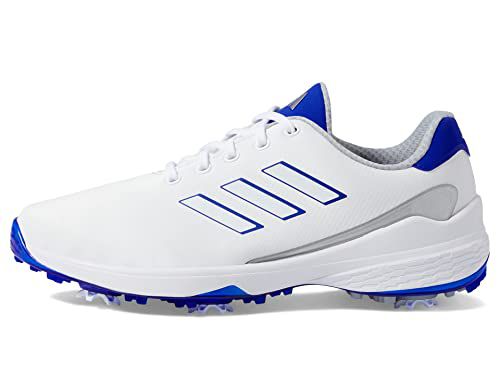 Adidas ZG23 Lightstrike Golf Shoes Footwear White/Lucid Blue/Silver Metallic