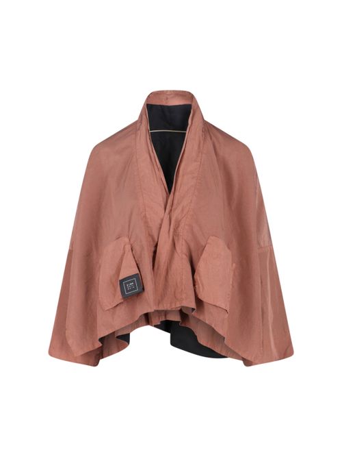 Pink No-Rain Waterproof V-Neck Outerwear Cape