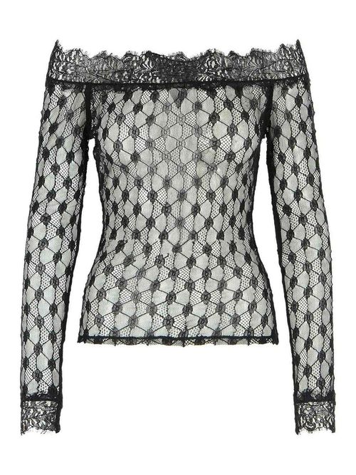 Black Polyamide Blend Sweater