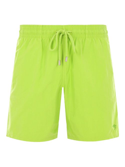 Vilebrequin logo-patch swim shorts - Green