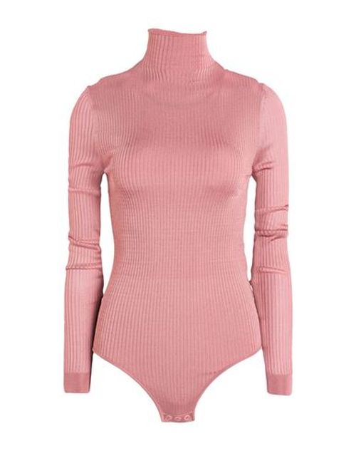 Woman Bodysuit Antique rose Size 2 Viscose, Elastane