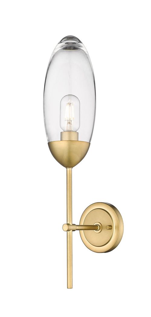 Rubbed Brass Wall Sconce from the Arden Collection