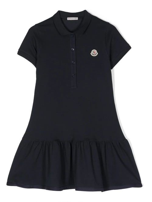 Logo-Patch Polo Dress