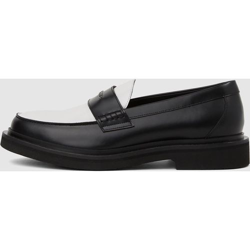 Karl Lagerfeld - Keaton Saddle-loafer, Herren, Schwarz/weiss, Größe