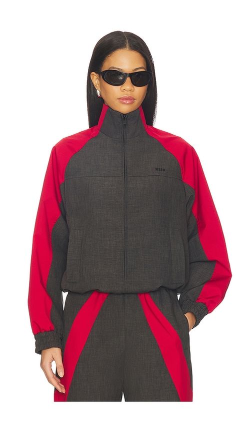 MSGM Track Jacket in Grey. 36. Also